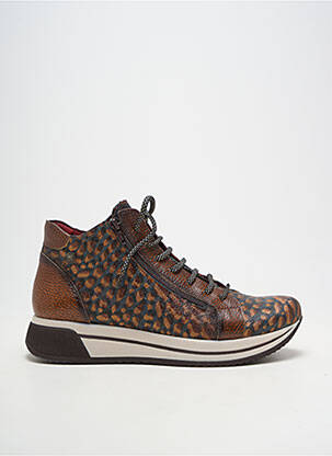 Chaussures de confort matière lisse talon plat jusqu'à 3cm marron JOSE SAENZ femme