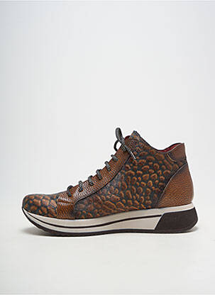 Chaussures de confort matière lisse talon plat jusqu'à 3cm marron JOSE SAENZ femme