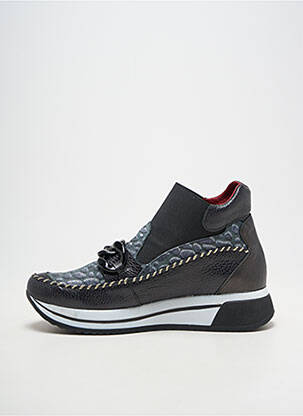 Chaussures de confort matière lisse talon de 4 à 6cm noir JOSE SAENZ femme