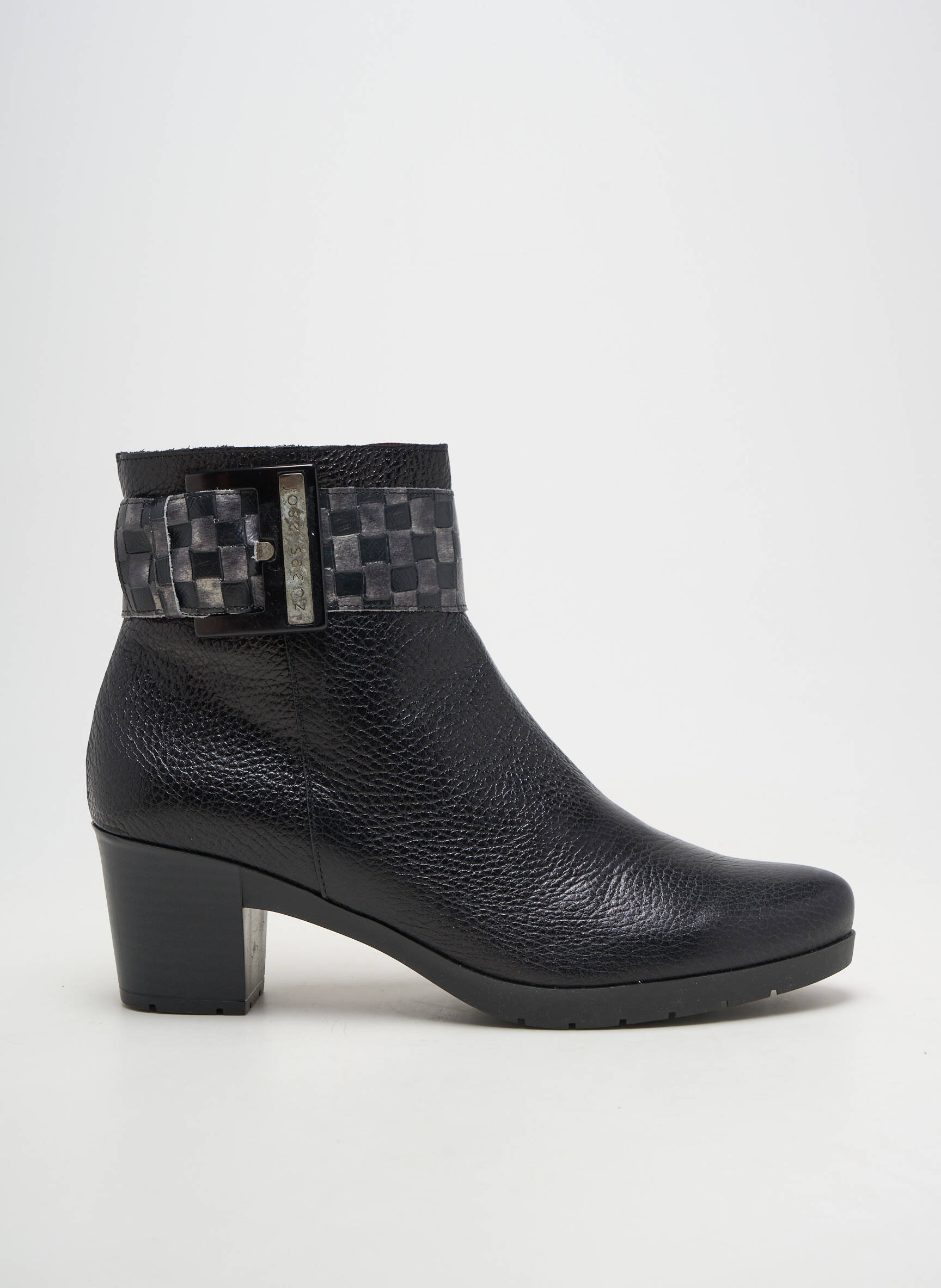Bottines/boots matière lisse talon de 4 à 6cm noir JOSE SAENZ femme