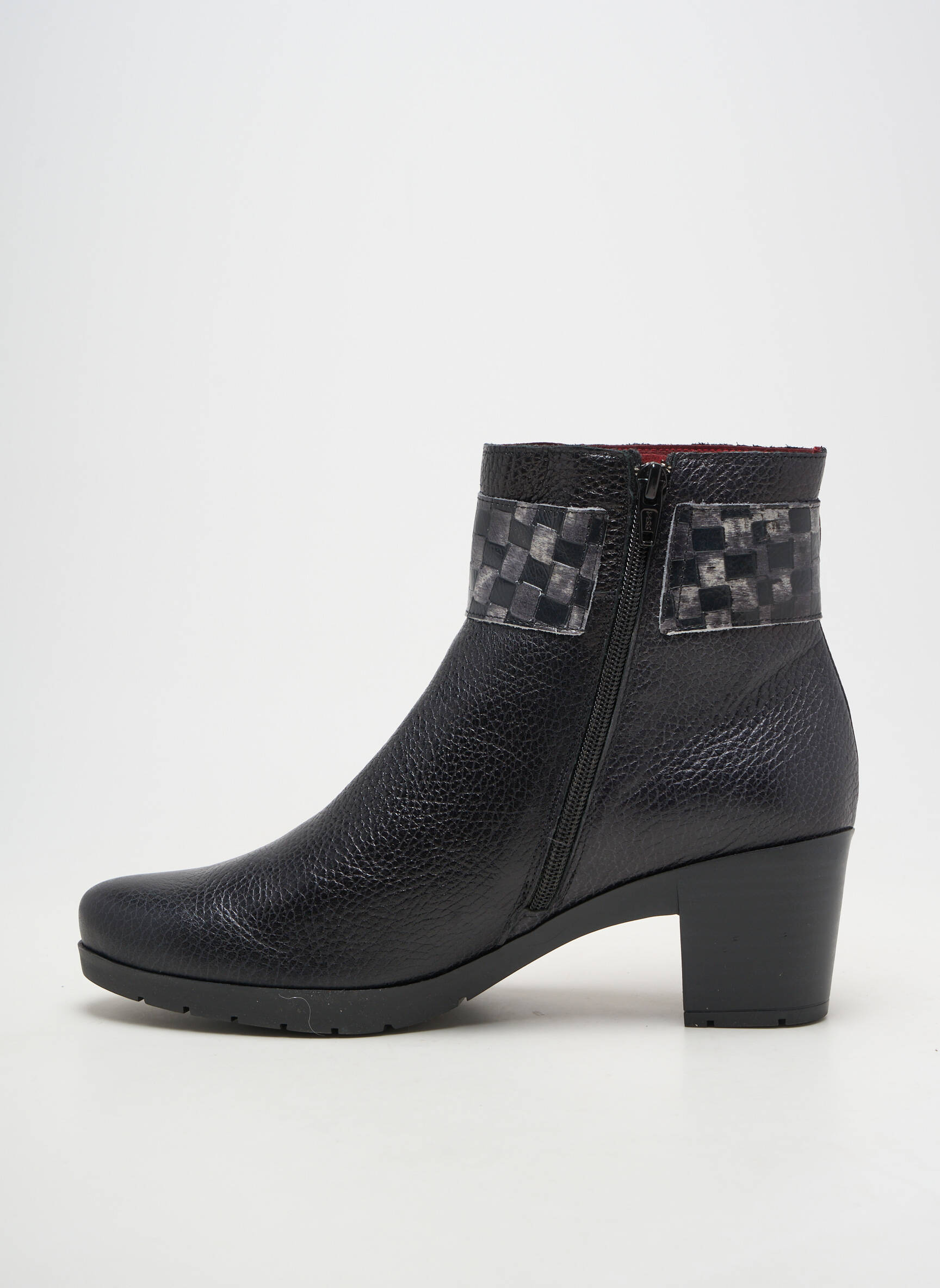 Bottines/boots matière lisse talon de 4 à 6cm noir JOSE SAENZ femme
