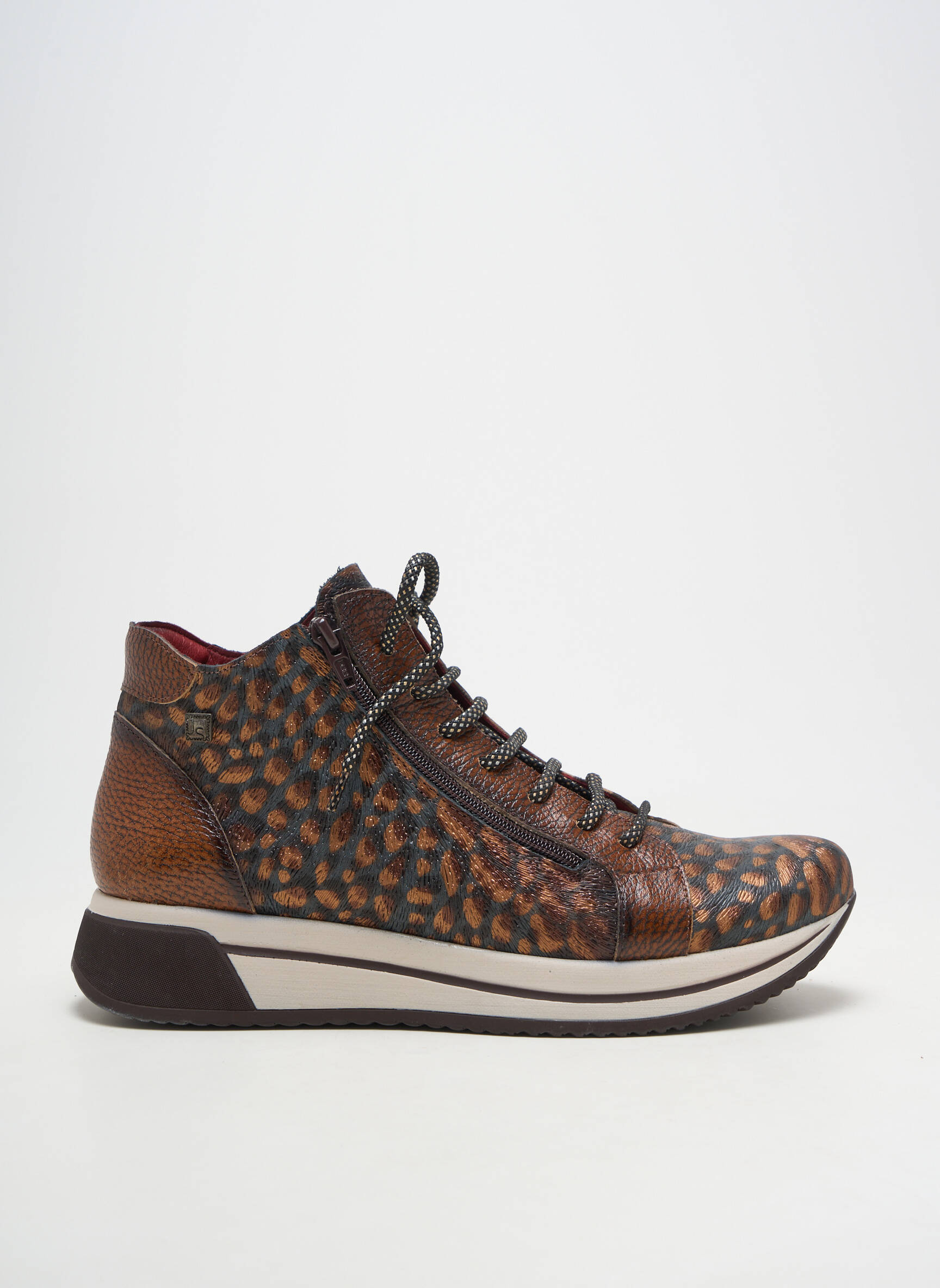 Chaussures de confort matière lisse talon plat jusqu'à 3cm marron JOSE SAENZ femme
