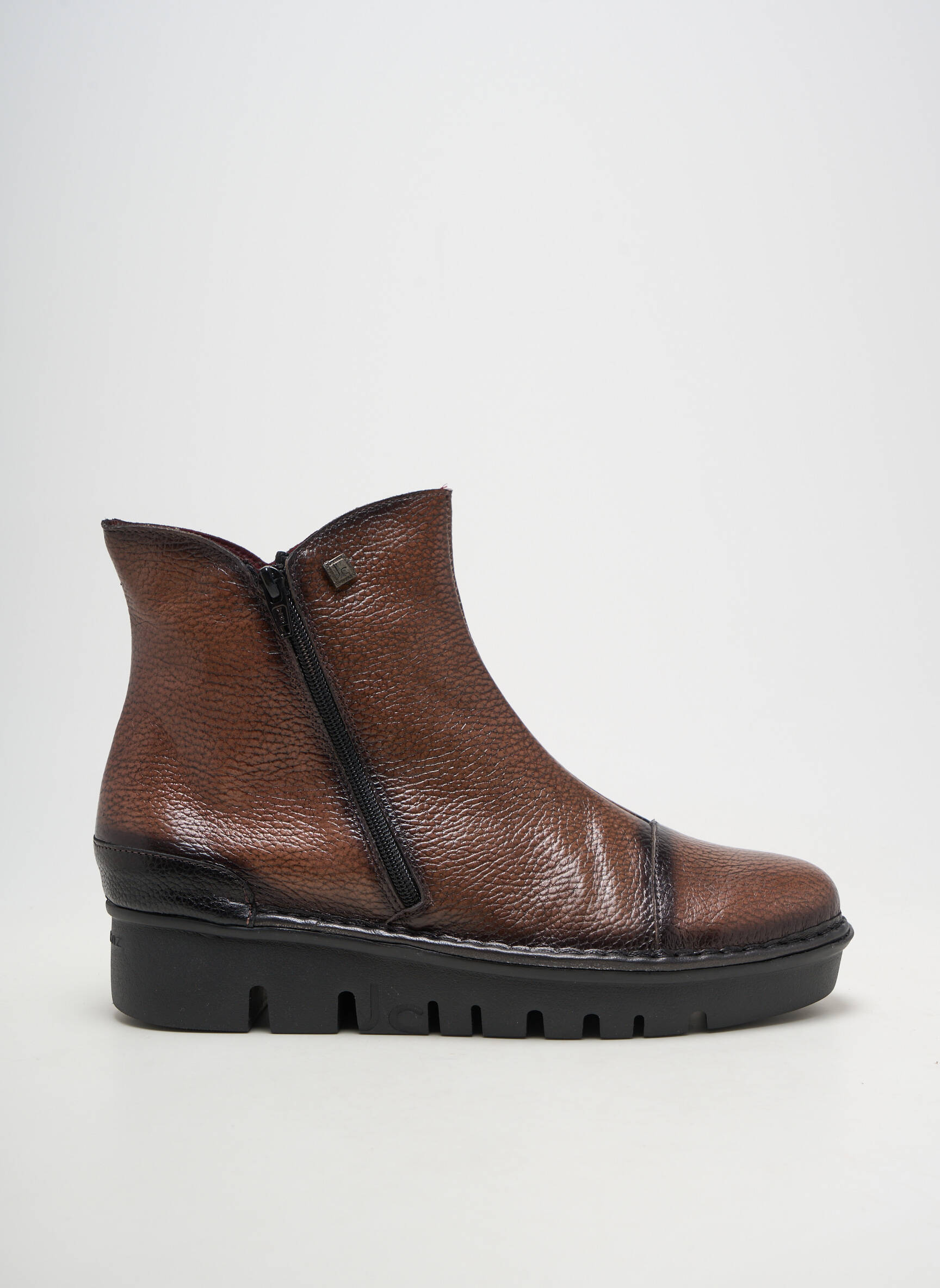 Bottines/boots matière lisse talon de 4 à 6cm marron JOSE SAENZ femme