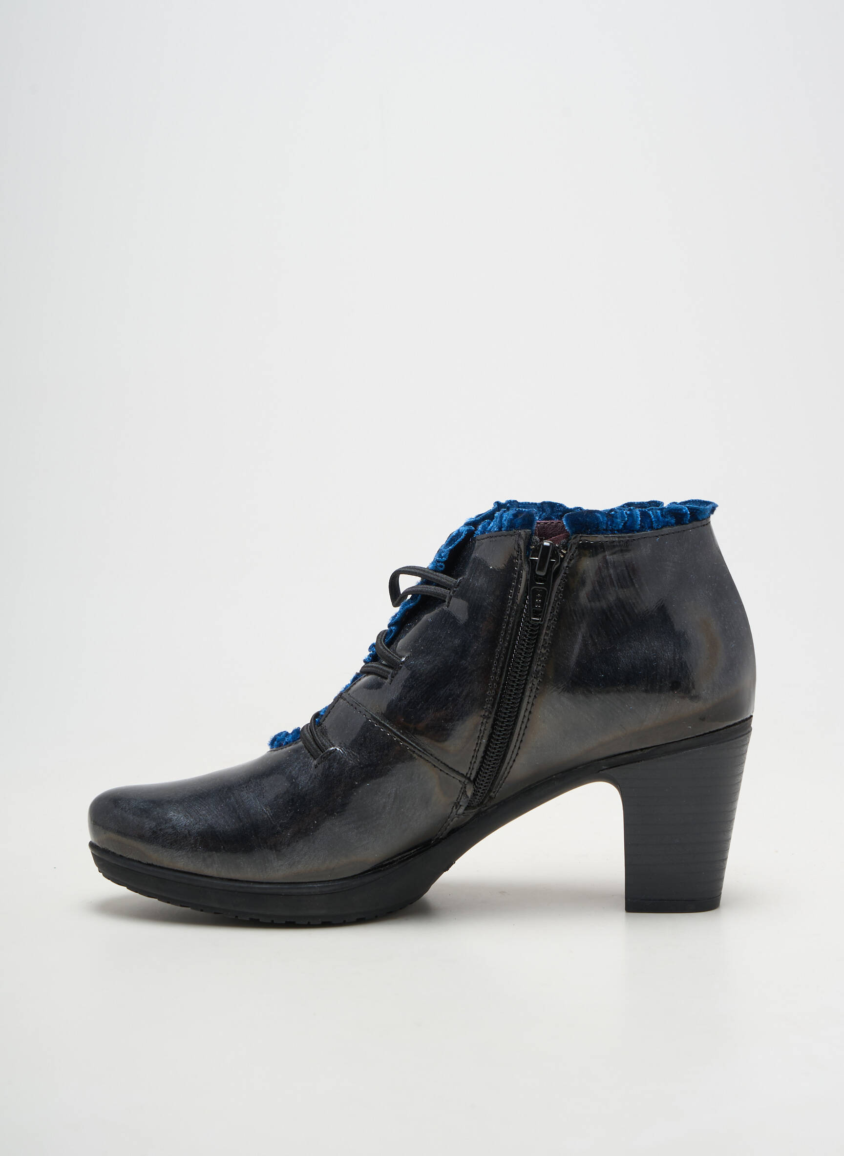 Bottines/boots bout pointu talon de 7 à 9cm noir JOSE SAENZ femme