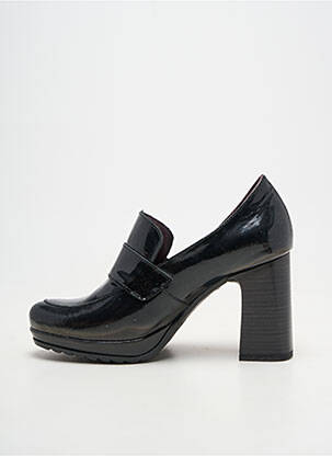 Mocassins tissage vernis talon de 7 à 9cm noir JOSE SAENZ femme