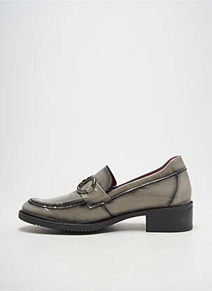 Mocassins matière lisse talon de 4 à 6cm gris JOSE SAENZ femme