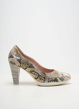 Escarpins tissage satiné talon de 7 à 9cm gris JOSE SAENZ femme