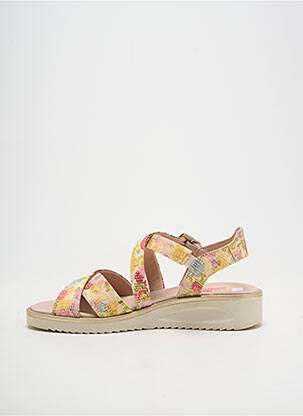 Sandales/nu pieds tissage satiné talon plat jusqu'à 3cm vert JOSE SAENZ femme