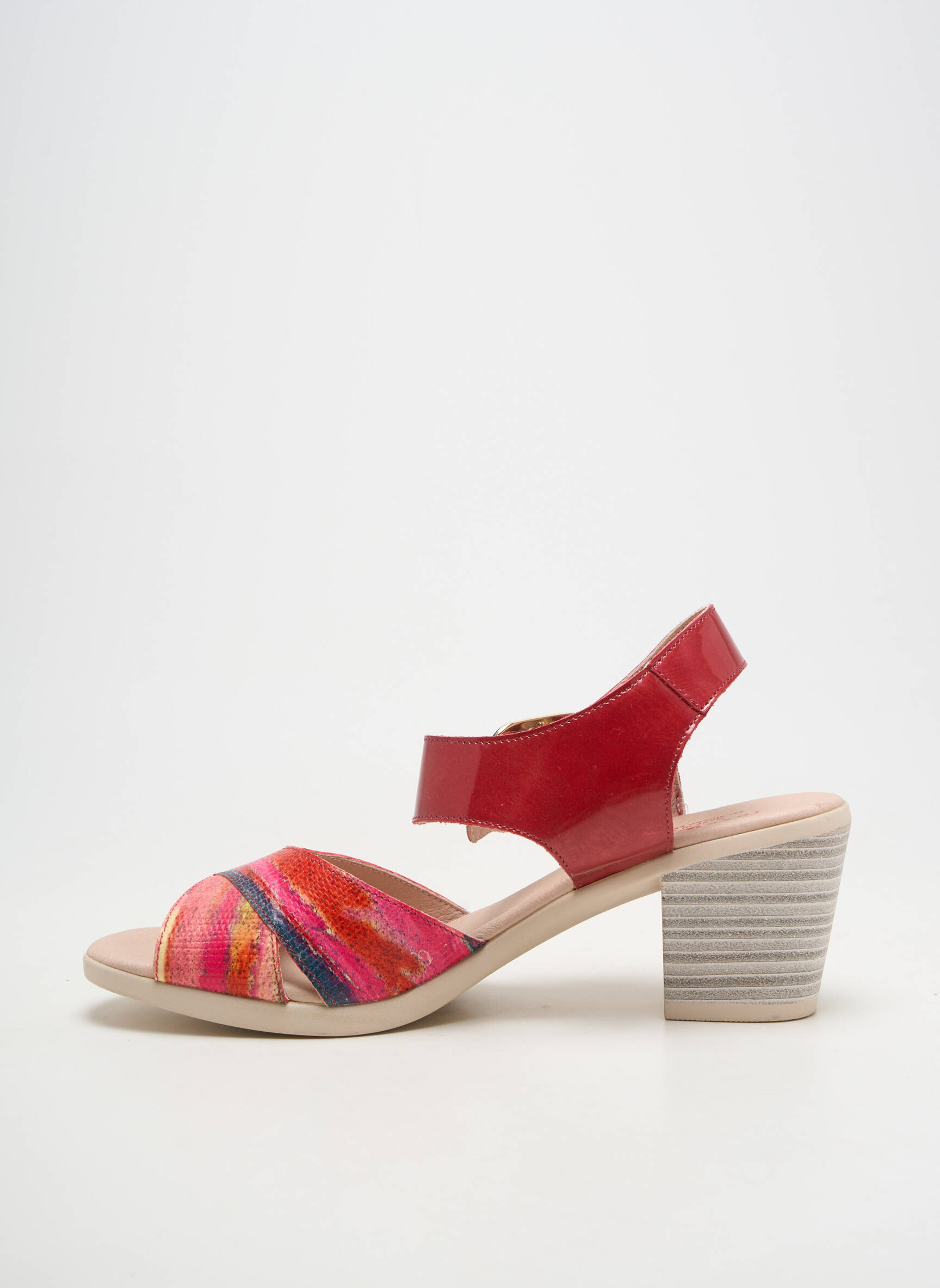 Sandales/nu pieds fermeture boucle(s) talon de 7 à 9cm rouge JOSE SAENZ femme
