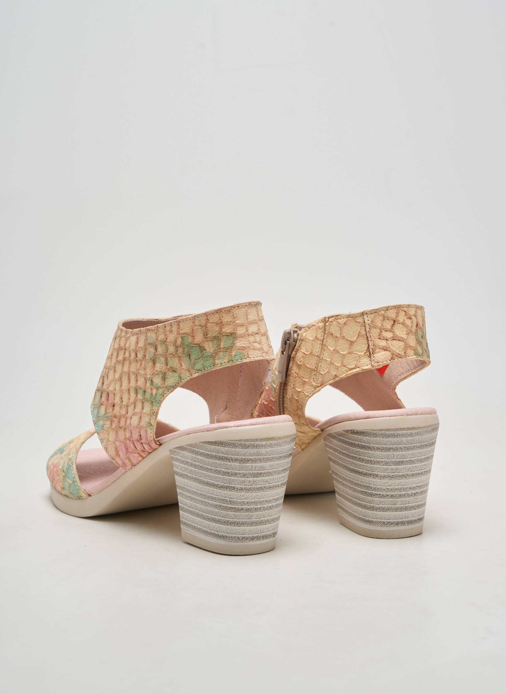 Sandales/nu pieds bout ouvert talon de 7 à 9cm rose JOSE SAENZ femme