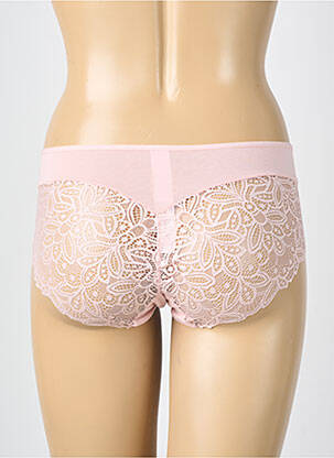 Culotte tissage dentelle rose JANIRA femme