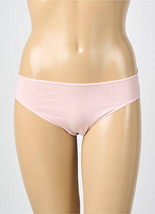 Culotte tissage dentelle rose JANIRA femme