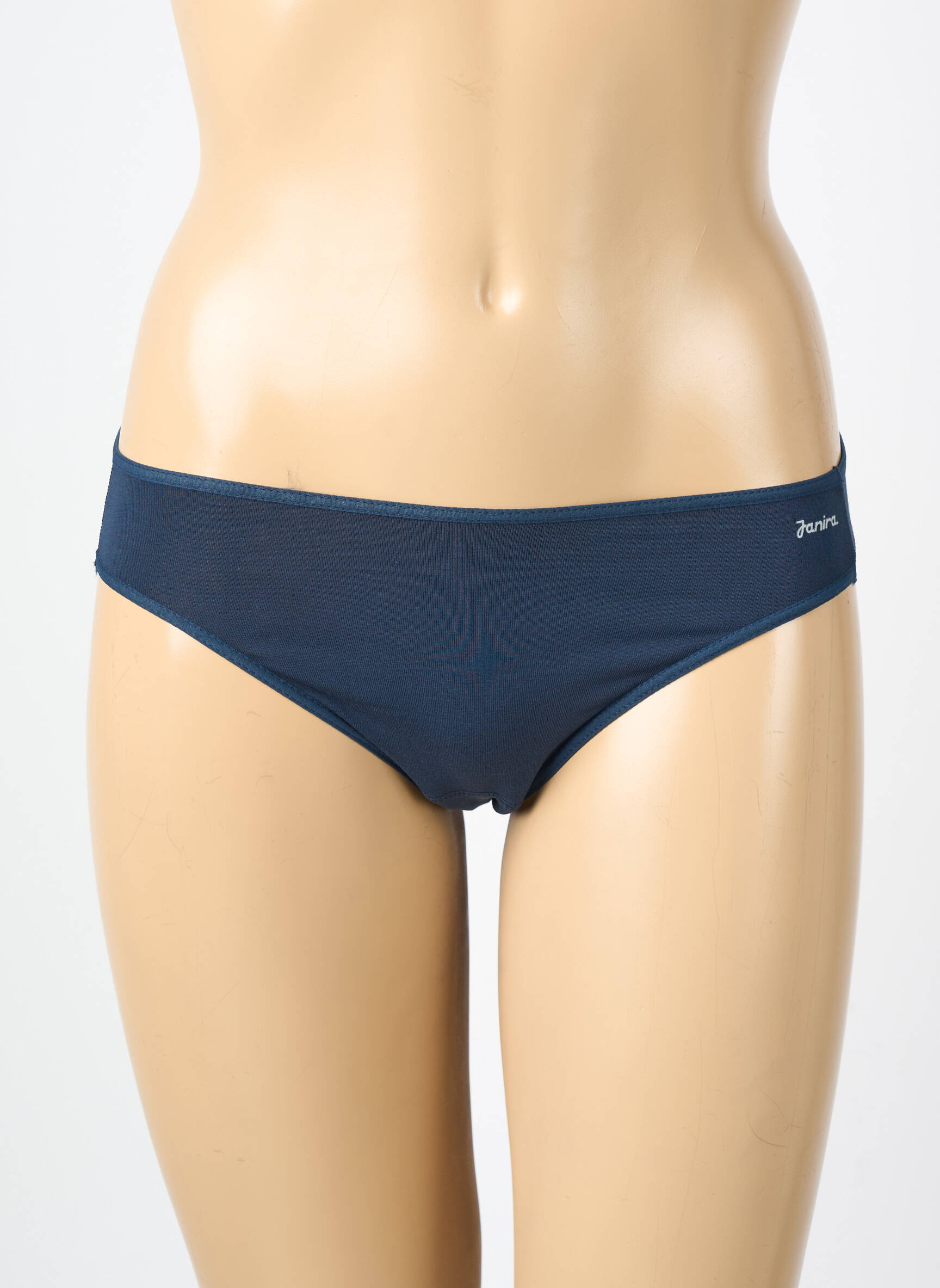 Culotte tissage dentelle bleu JANIRA femme