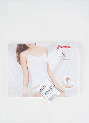Jupon /fond de robe tissage satiné blanc JANIRA femme