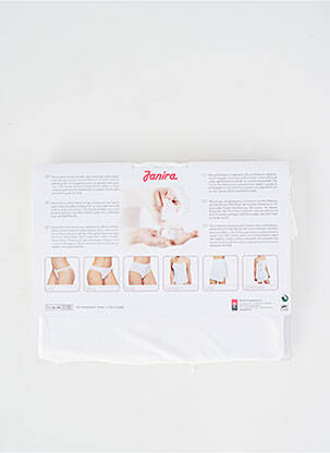 Jupon /fond de robe tissage satiné blanc JANIRA femme