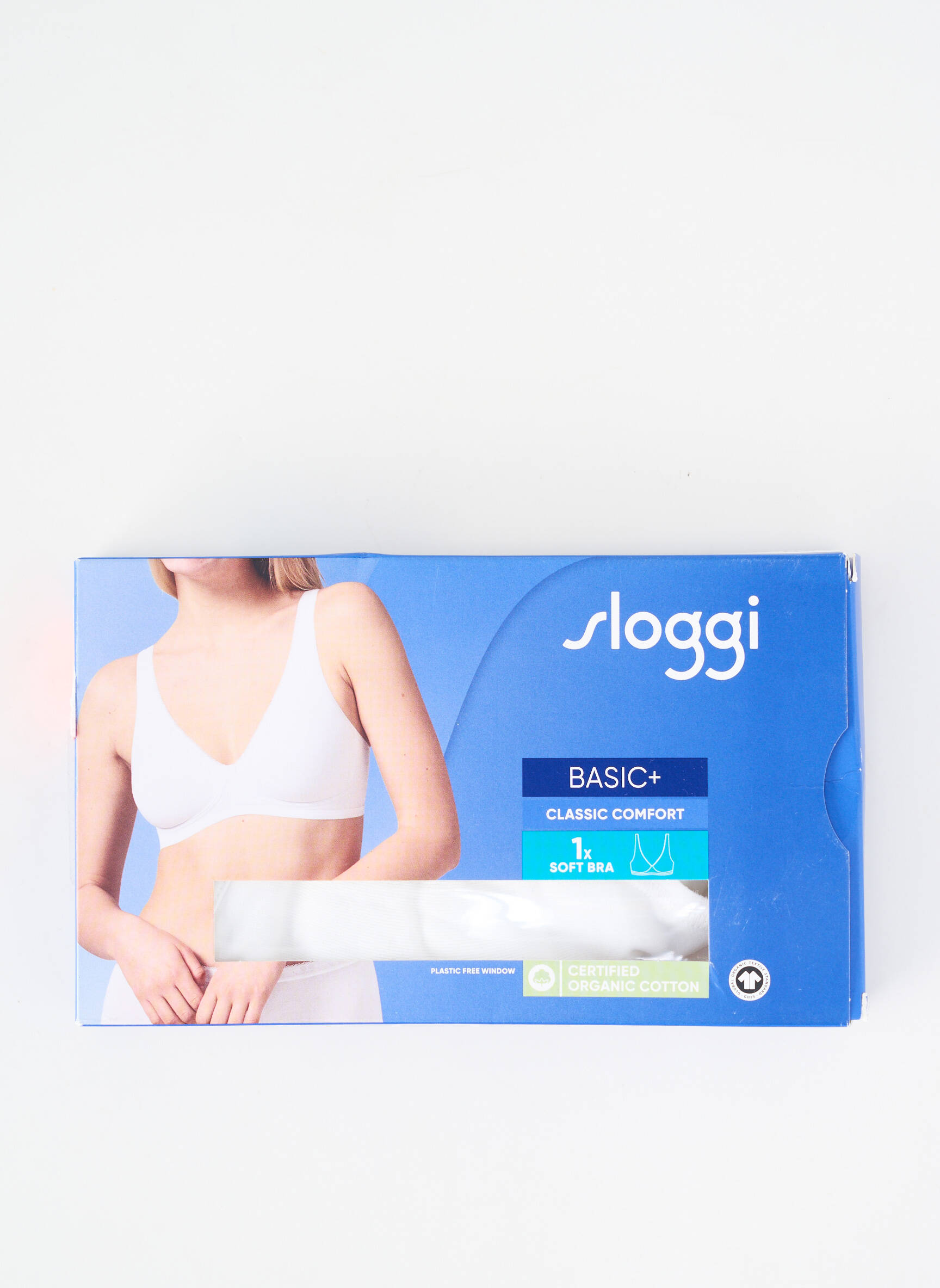 Soutien-gorge sans armature haut soutien-gorge emboitant blanc SLOGGI femme