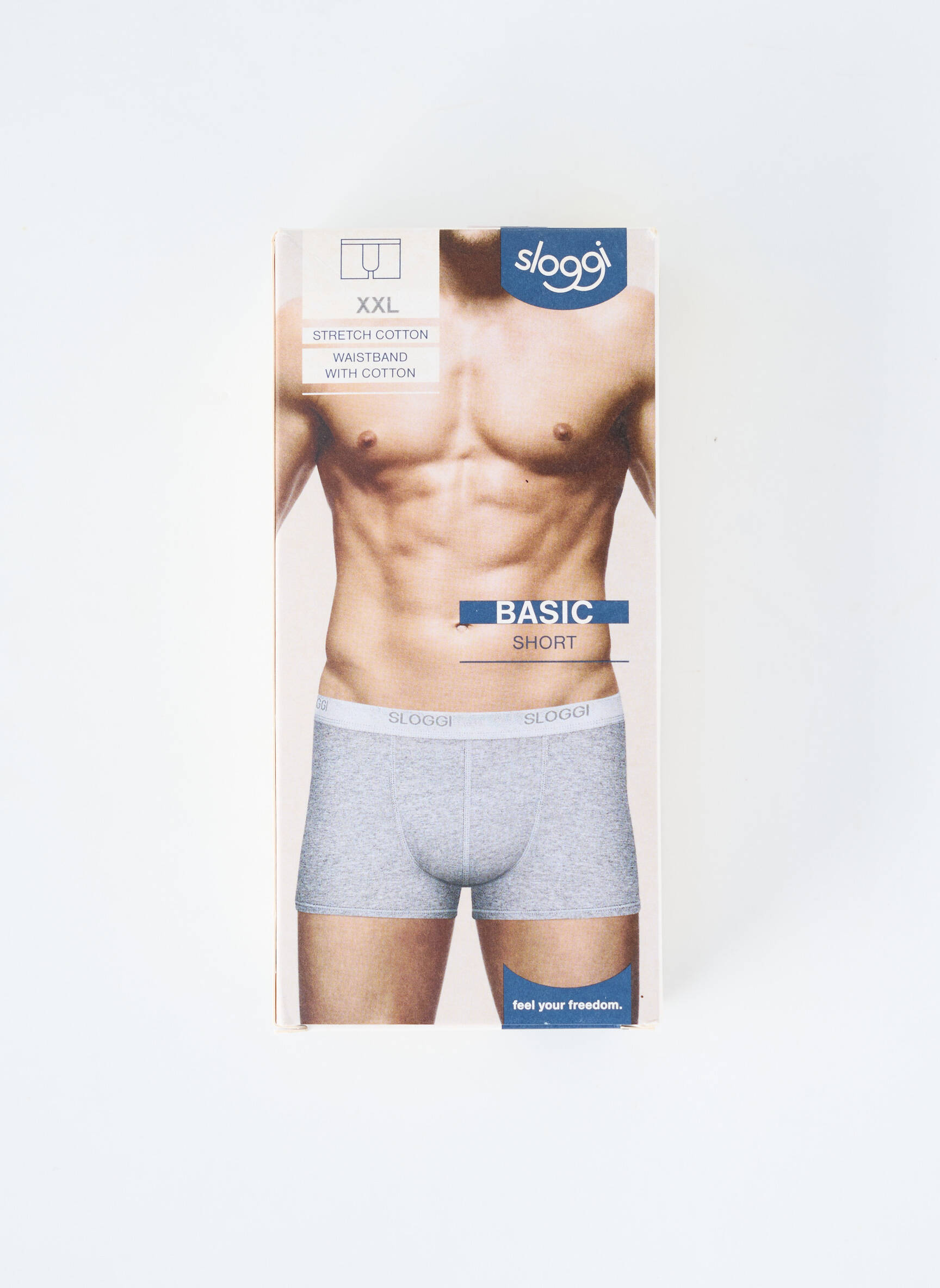 Boxer stretch gris SLOGGI homme