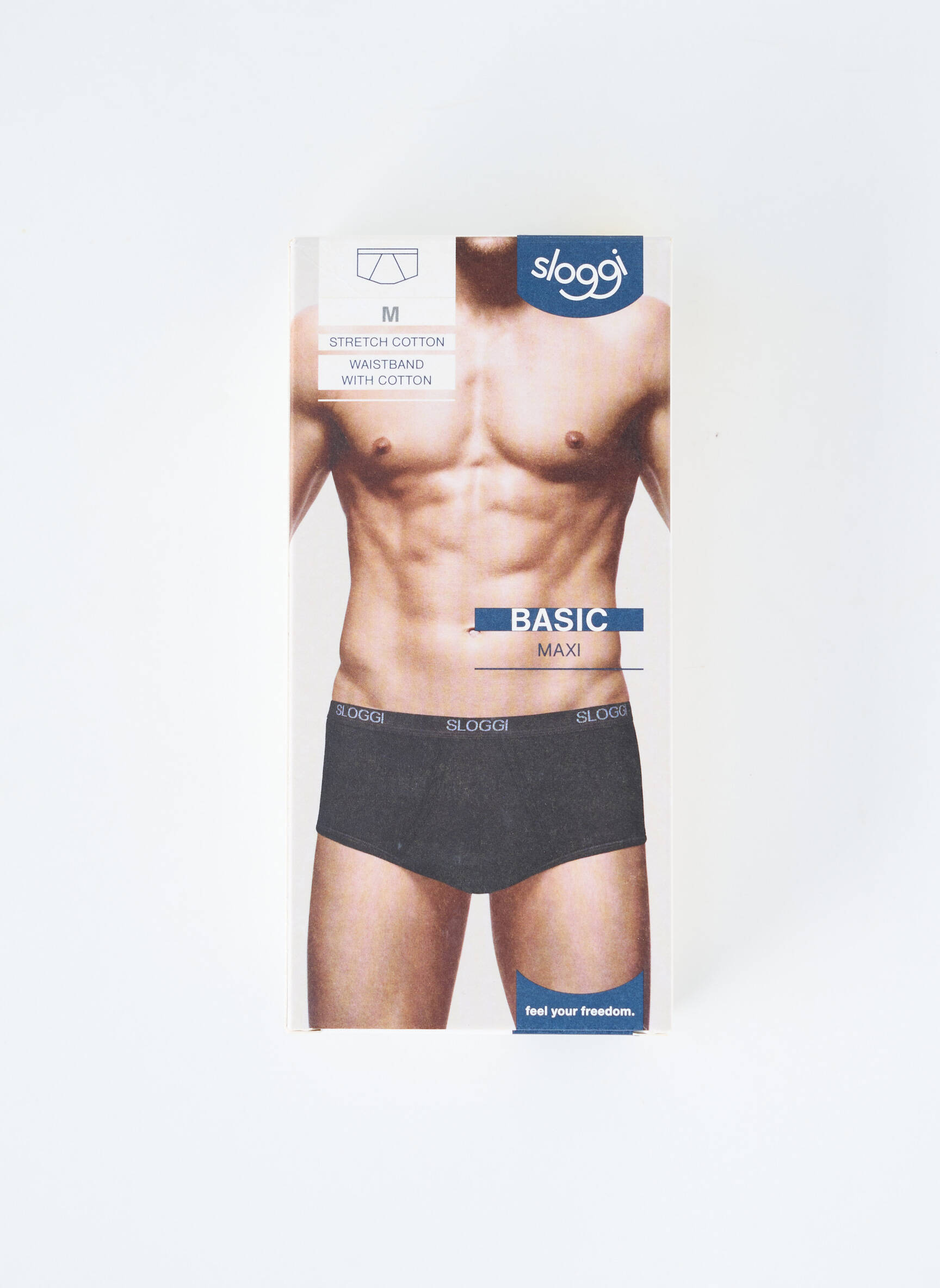 String stretch noir SLOGGI homme
