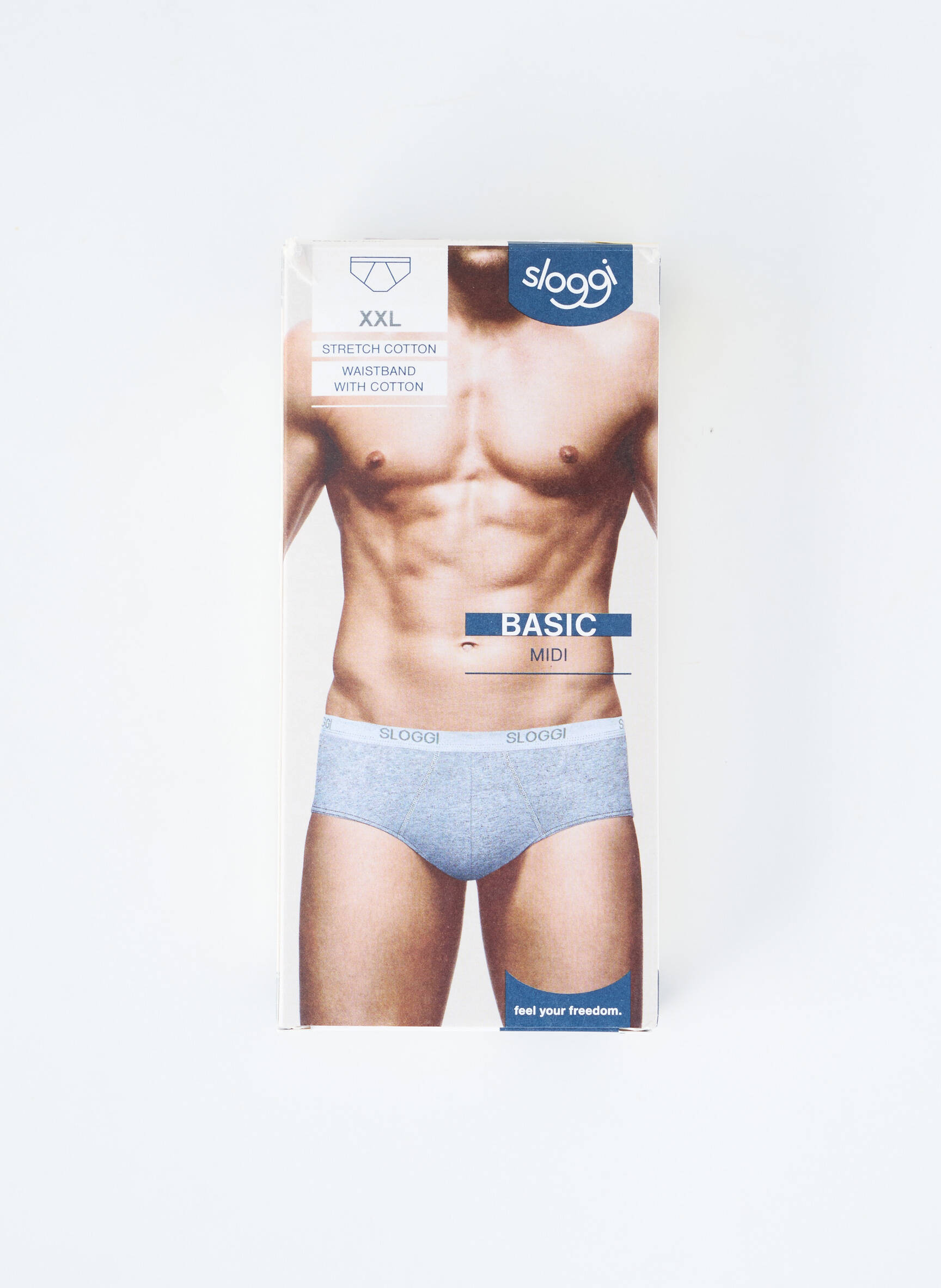 Slip stretch gris SLOGGI homme