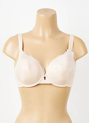 Soutien-gorge effet matière satinée haut soutien-gorge moulé rose SIMONE PERELE femme
