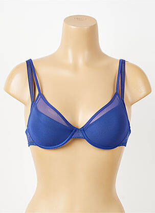 Soutien-gorge légère et transparente haut soutien-gorge moulé bleu SIMONE PERELE femme