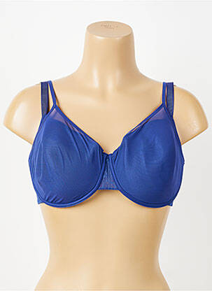 Soutien-gorge légère et transparente haut soutien-gorge moulé bleu SIMONE PERELE femme