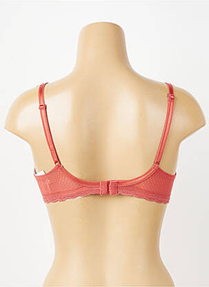 Soutien-gorge effet matière satinée haut soutien-gorge moulé orange CHANTELLE femme