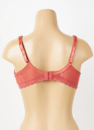 Soutien-gorge effet matière satinée haut soutien-gorge emboitant orange CHANTELLE femme