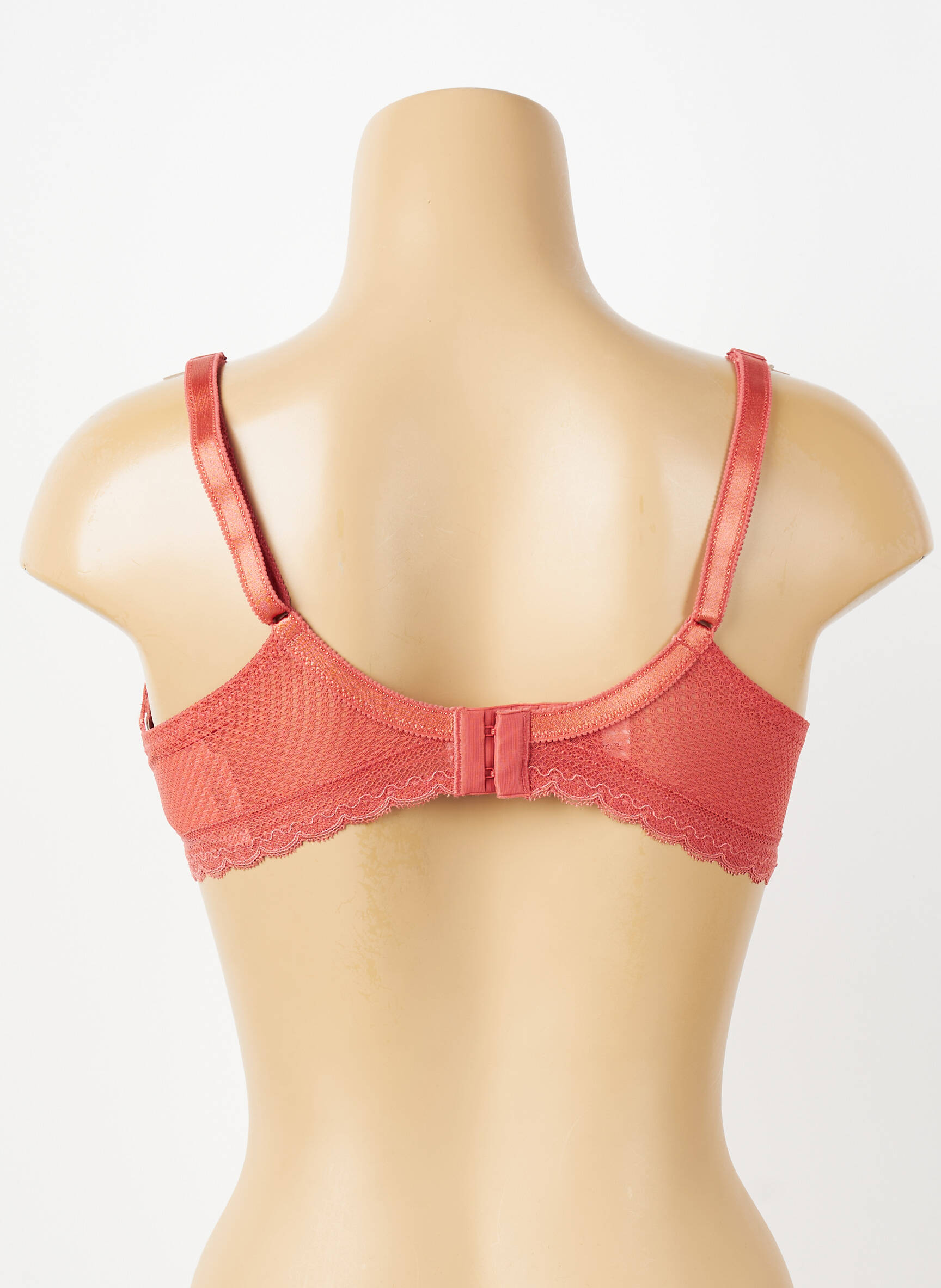 Soutien-gorge effet matière satinée haut soutien-gorge emboitant orange CHANTELLE femme