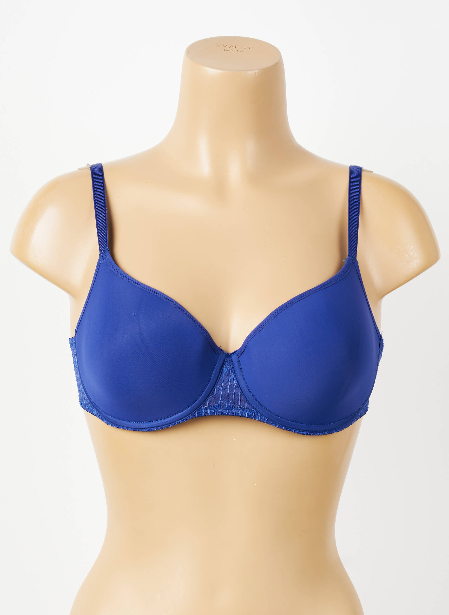 Soutien-gorge effet matière satinée haut soutien-gorge moulé bleu PASSIONATA femme