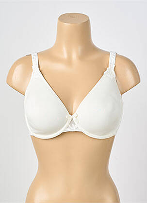 Soutien-gorge broderie haut soutien-gorge moulé blanc SIMONE PERELE femme