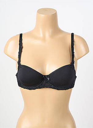 Soutien-gorge effet matière satinée haut soutien-gorge moulé noir SIMONE PERELE femme