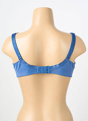 Soutien-gorge effet matière satinée haut soutien-gorge moulé bleu SIMONE PERELE femme