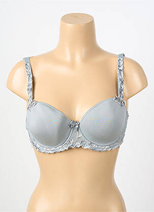 Soutien-gorge broderie haut soutien-gorge moulé vert SIMONE PERELE femme