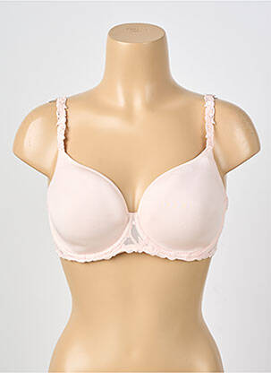 Soutien-gorge broderie haut soutien-gorge moulé rose SIMONE PERELE femme