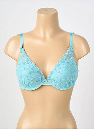 Soutien-gorge broderie haut soutien-gorge moulé bleu PASSIONATA femme