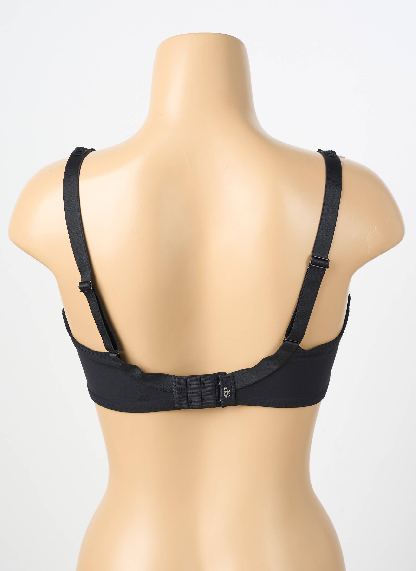Soutien-gorge effet matière satinée haut soutien-gorge moulé noir SIMONE PERELE femme
