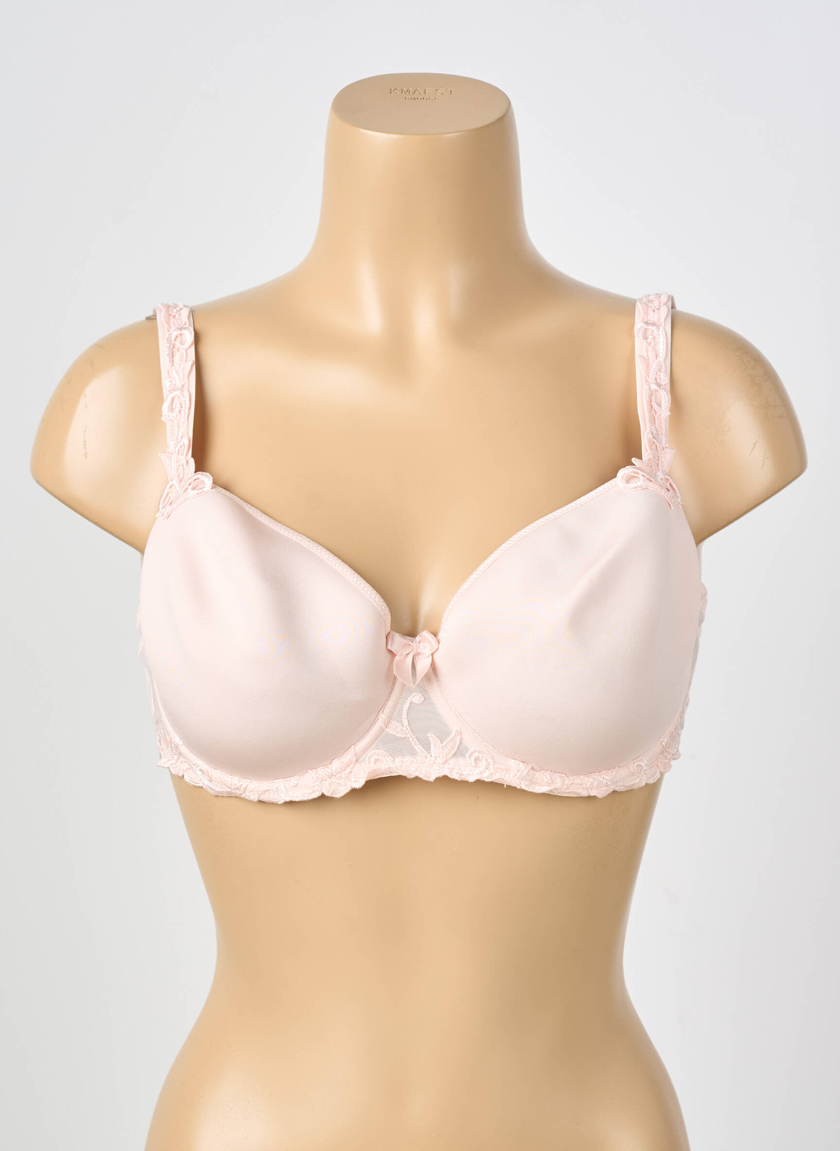 Soutien-gorge broderie haut soutien-gorge moulé rose SIMONE PERELE femme