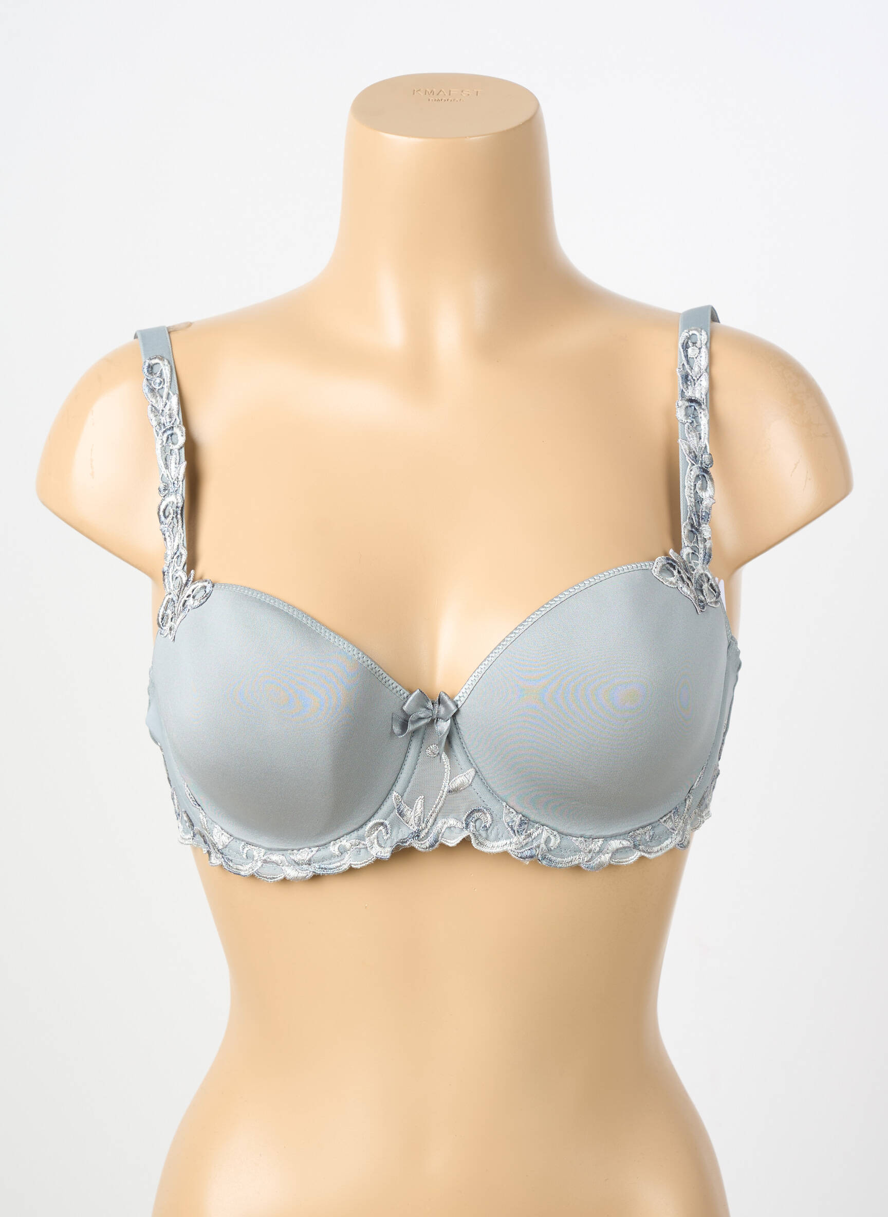 Soutien-gorge broderie haut soutien-gorge moulé vert SIMONE PERELE femme