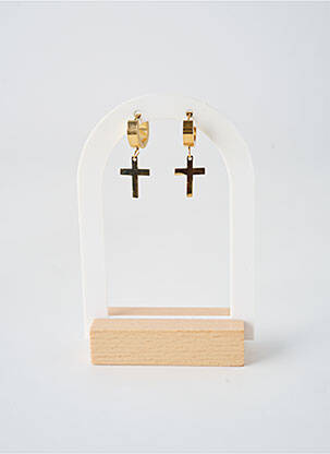 Boucles d’oreilles fermeture fermoir créole or TATA GISELE femme