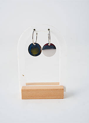 Boucles d’oreilles fermeture fermoir créole argent TATA GISELE femme
