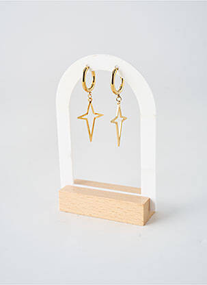 Boucles d’oreilles fermeture fermoir créole or TATA GISELE femme