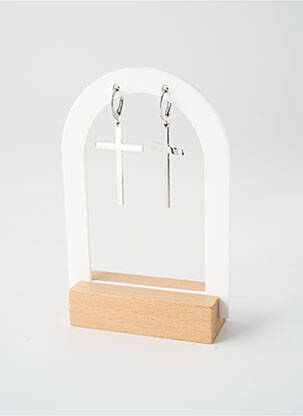 Boucles d’oreilles argent TATA GISELE homme