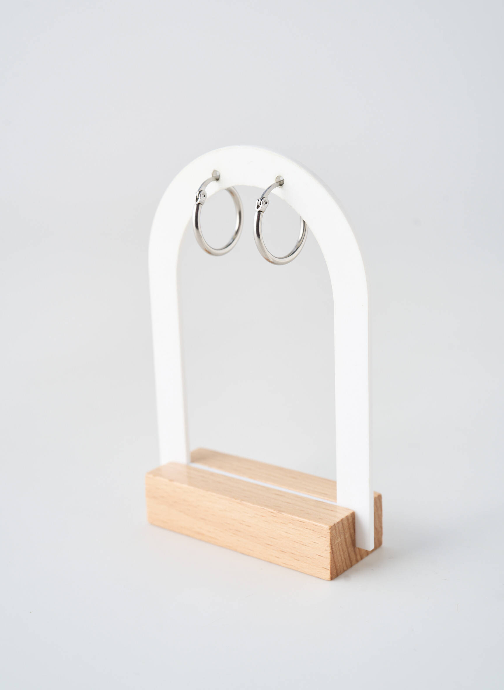 Boucles d’oreilles fermeture fermoir créole argent TATA GISELE femme