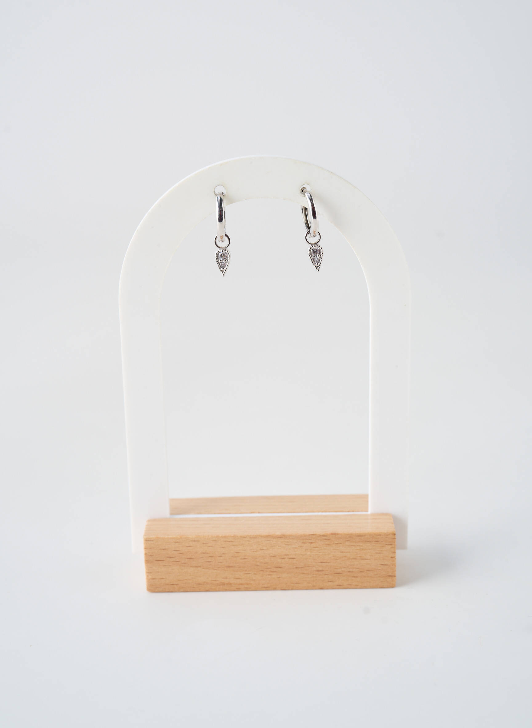 Boucles d’oreilles fermeture fermoir créole argent TATA GISELE femme