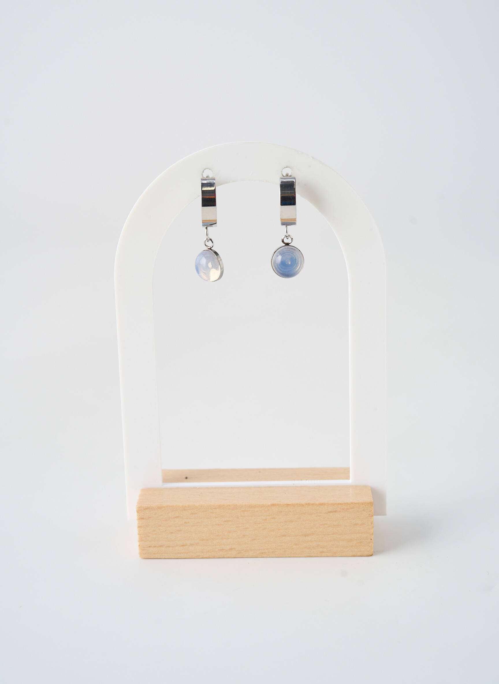 Boucles d’oreilles fermeture fermoir créole argent TATA GISELE femme