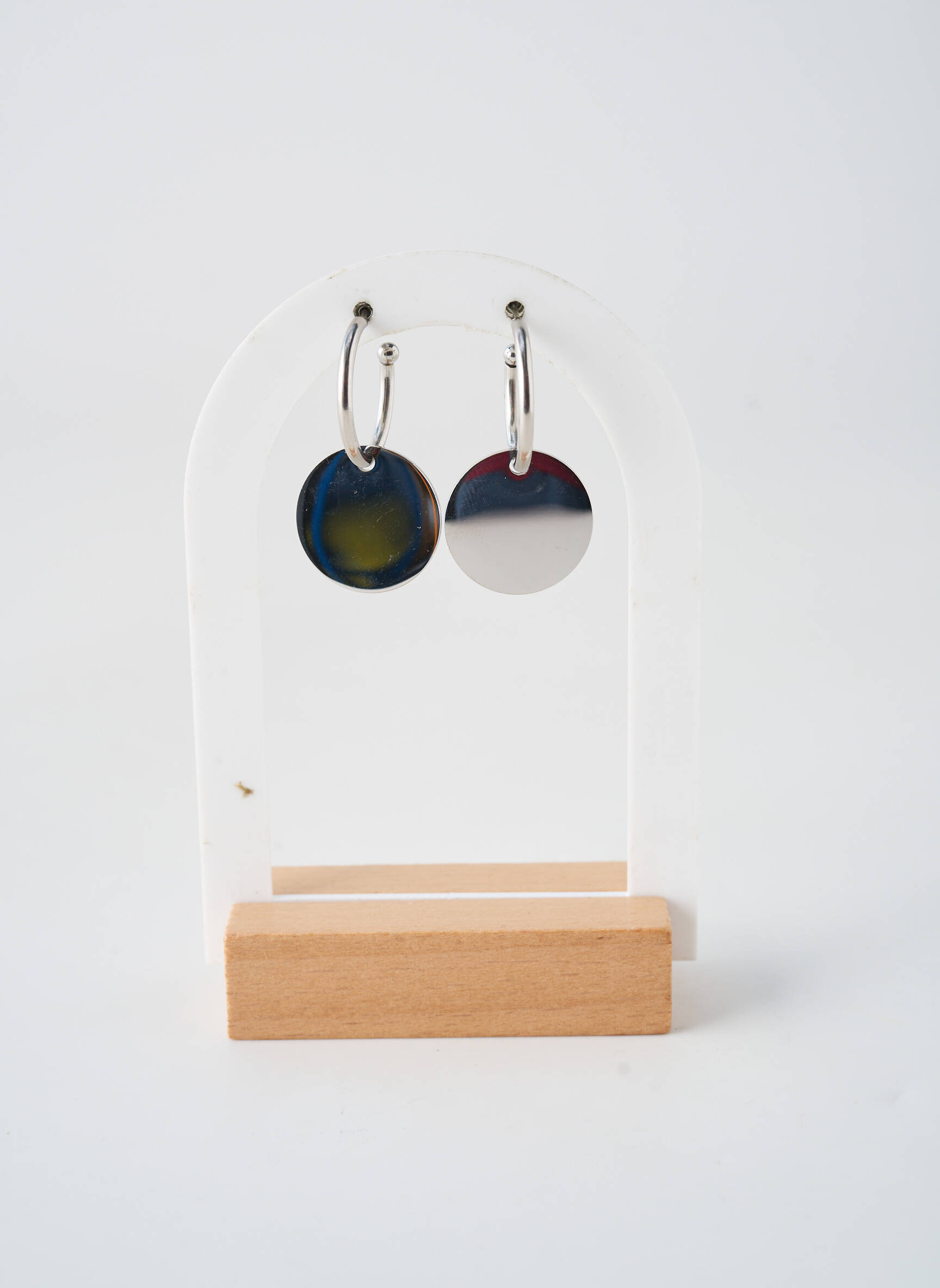 Boucles d’oreilles fermeture fermoir créole argent TATA GISELE femme
