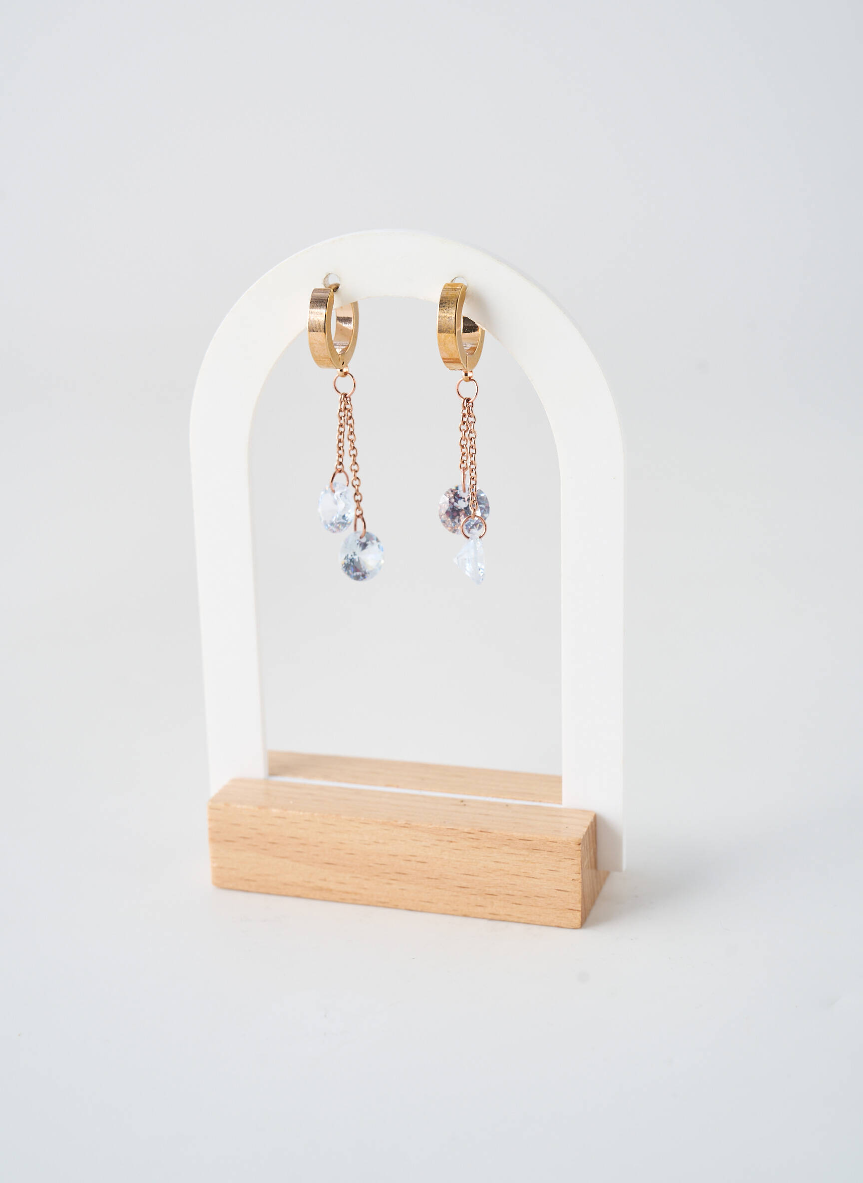 Boucles d’oreilles fermeture fermoir créole or TATA GISELE femme