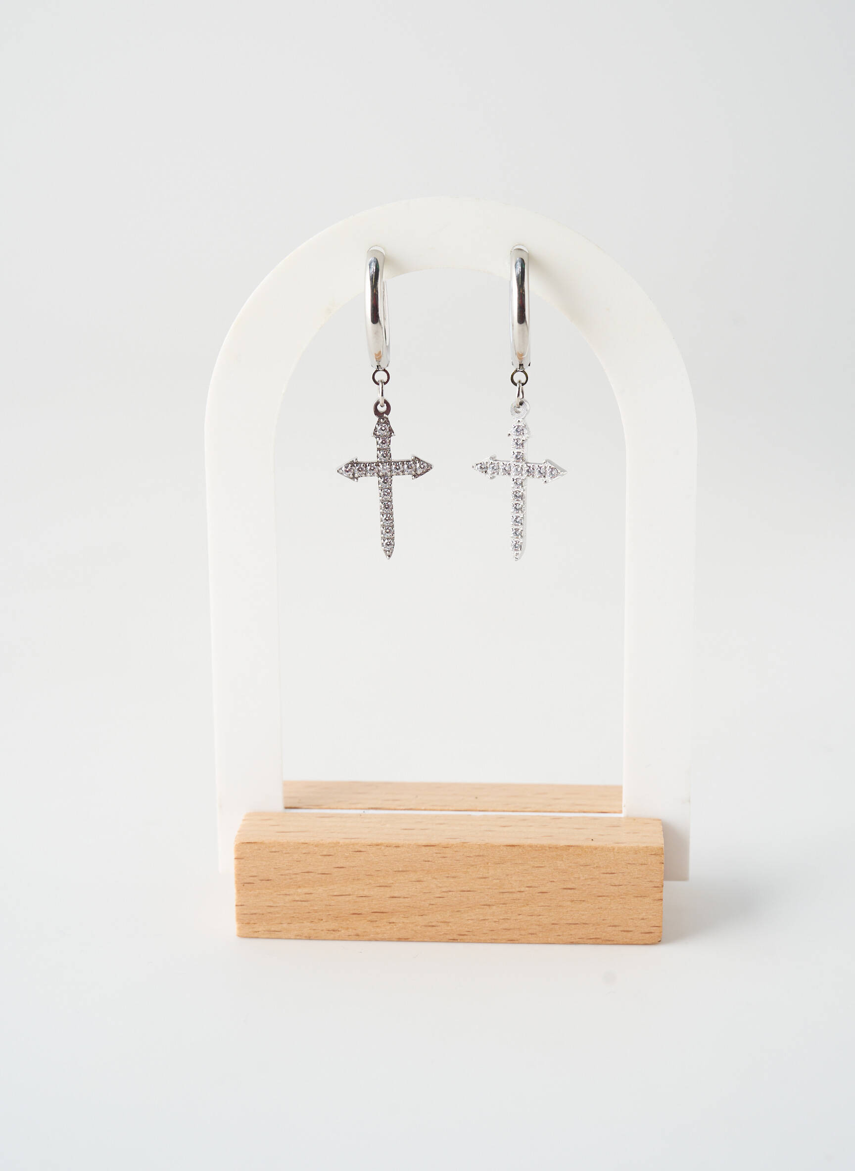 Boucles d’oreilles fermeture fermoir créole argent TATA GISELE femme