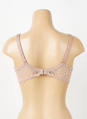 Soutien-gorge effet matière satinée haut soutien-gorge moulé rose SIMONE PERELE femme